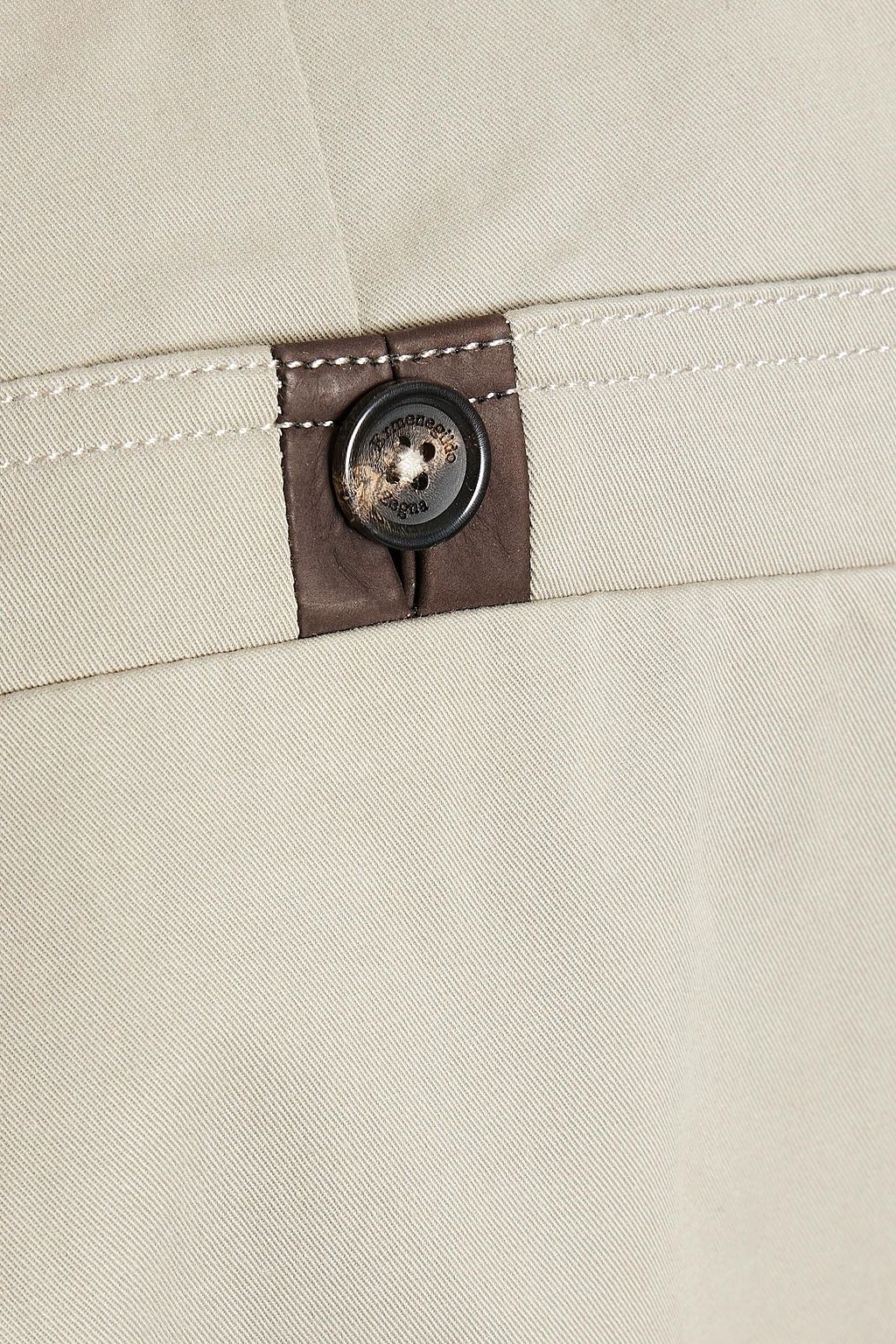 ZEGNA Slim-fit stretch-cotton twill pants