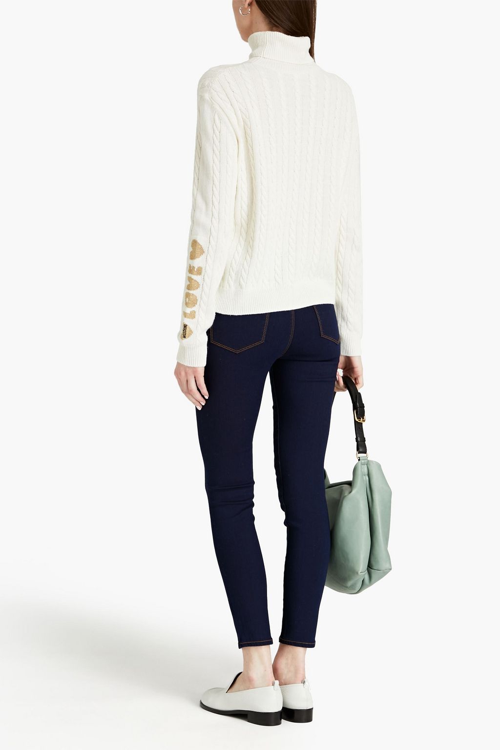 LOVE MOSCHINO High-rise skinny jeans