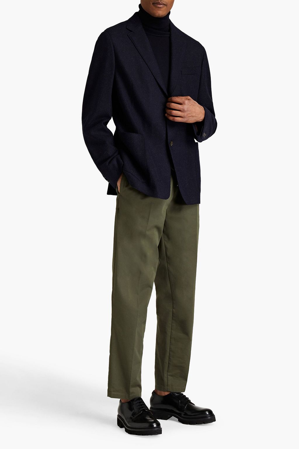 ZEGNA Wool and alpaca-blend tweed blazer