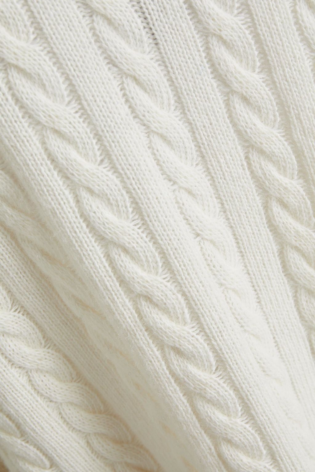 LOVE MOSCHINO Cable-knit turtleneck sweater