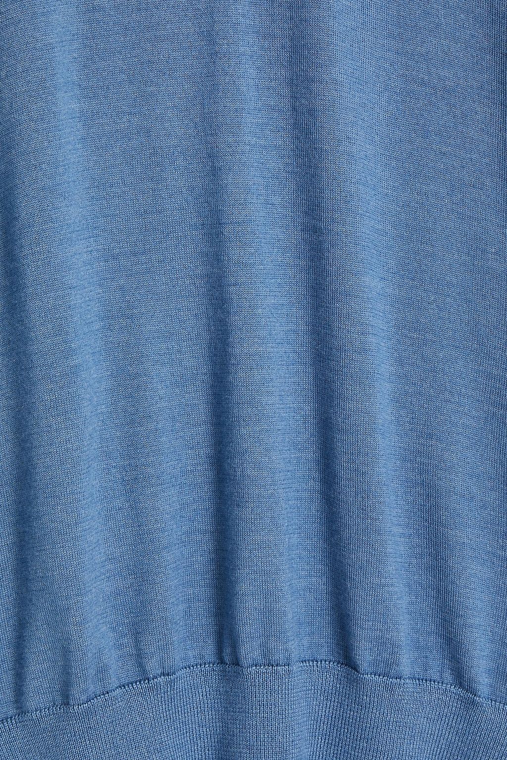 ZEGNA Mélange cashmere and silk-blend sweater