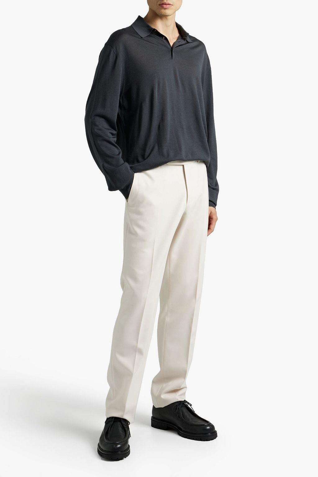 ZEGNA Wool polo sweater