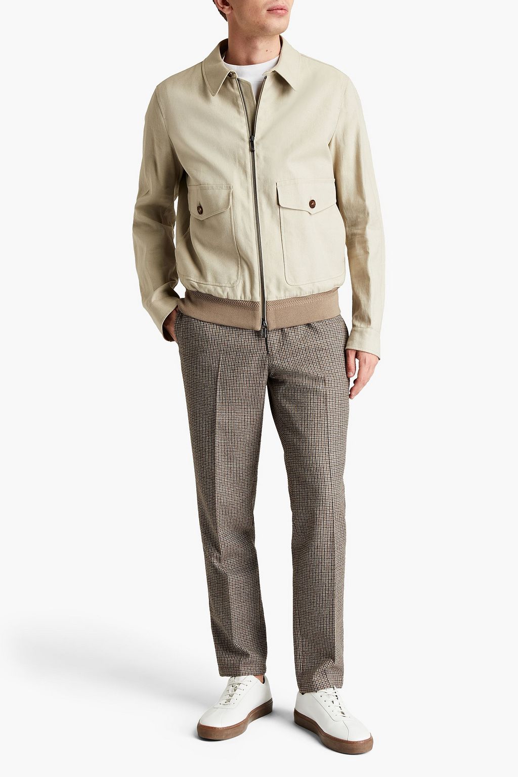 ZEGNA Cotton-blend twill jacket