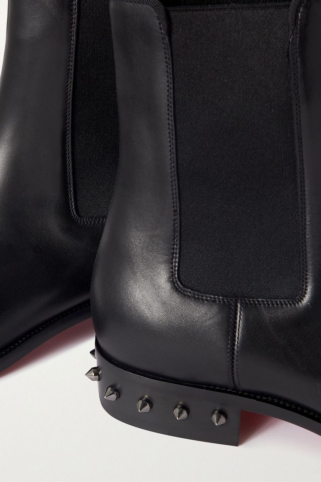 CHRISTIAN LOUBOUTIN Samson studded leather Chelsea boots
