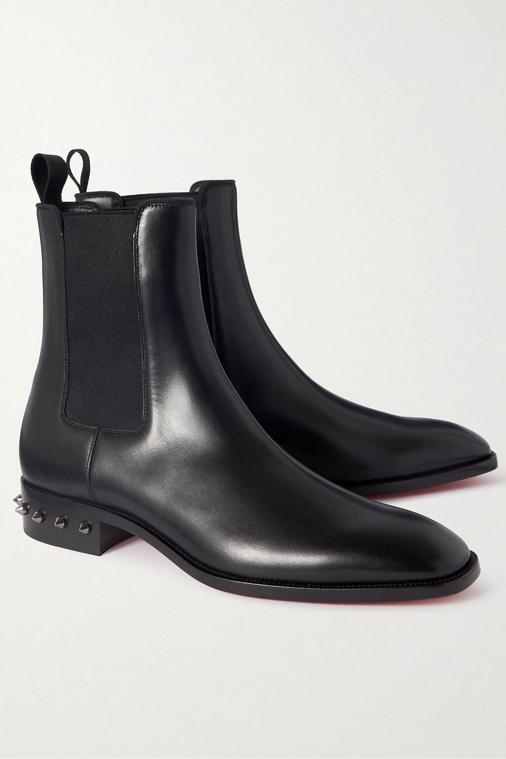 CHRISTIAN LOUBOUTIN Samson studded leather Chelsea boots