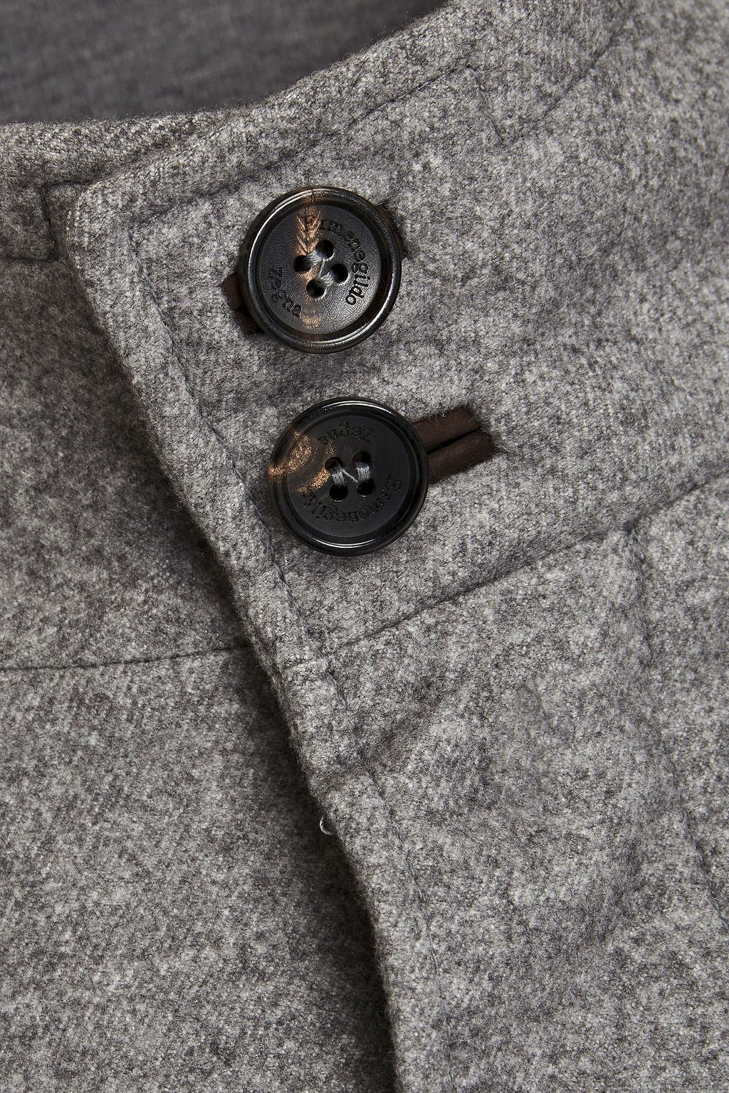 ZEGNA Mélange silk and cashmere-blend twill jacket