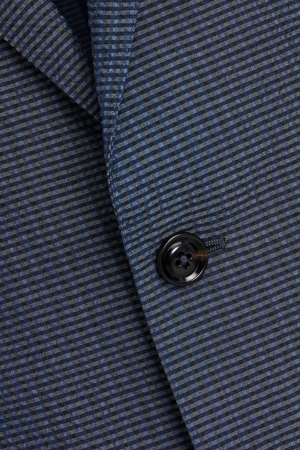 ZEGNA Wool and silk-blend seersucker blazer