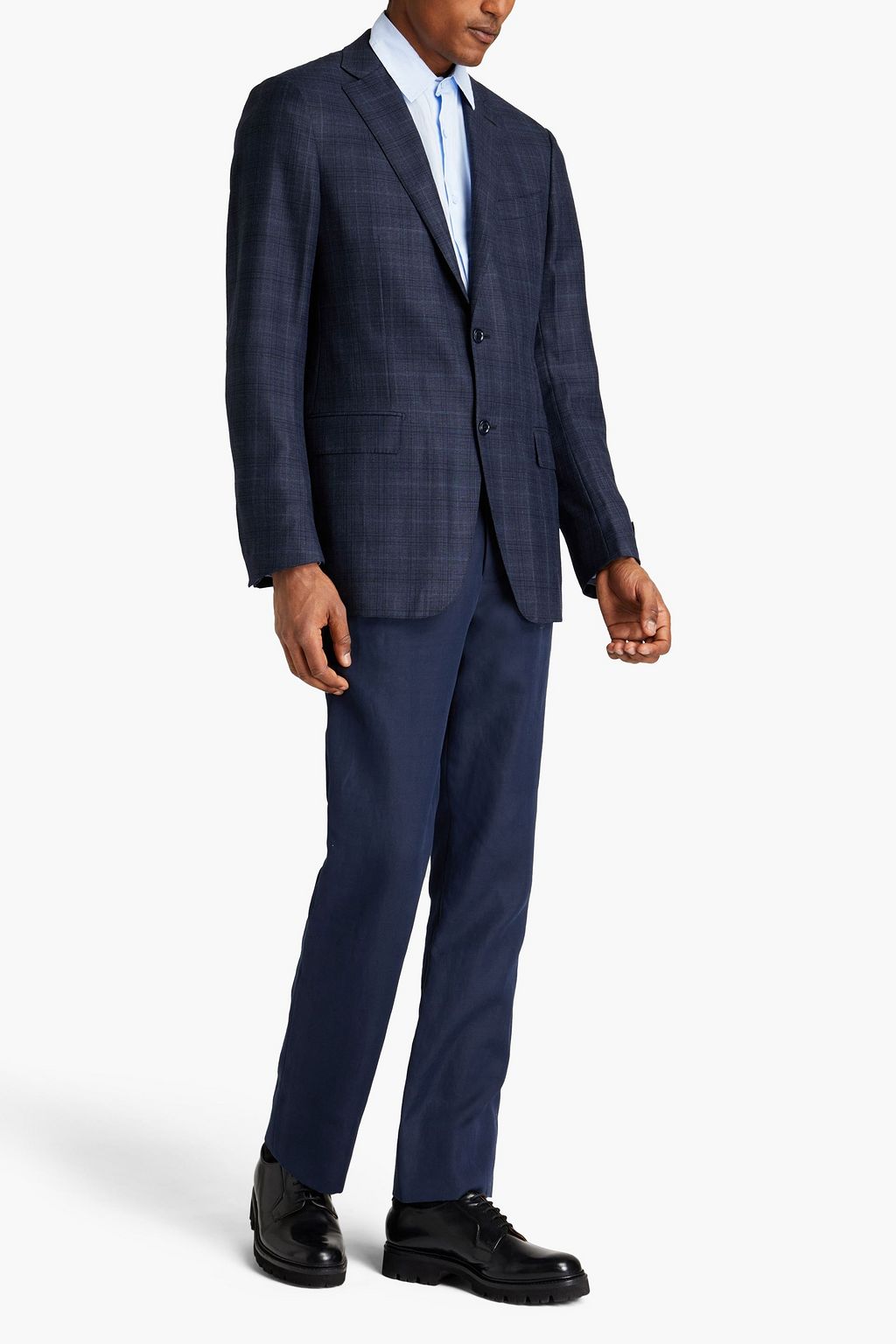 ZEGNA Checked wool blazer