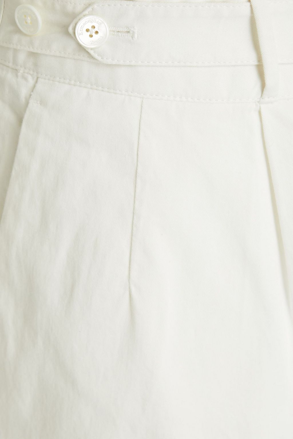 ZEGNA Cotton-blend twill shorts
