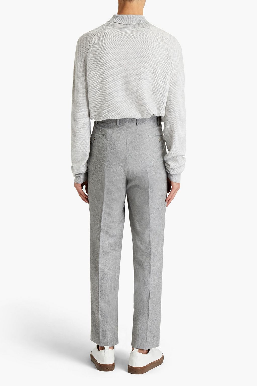 ZEGNA Mélange cashmere turtleneck sweater