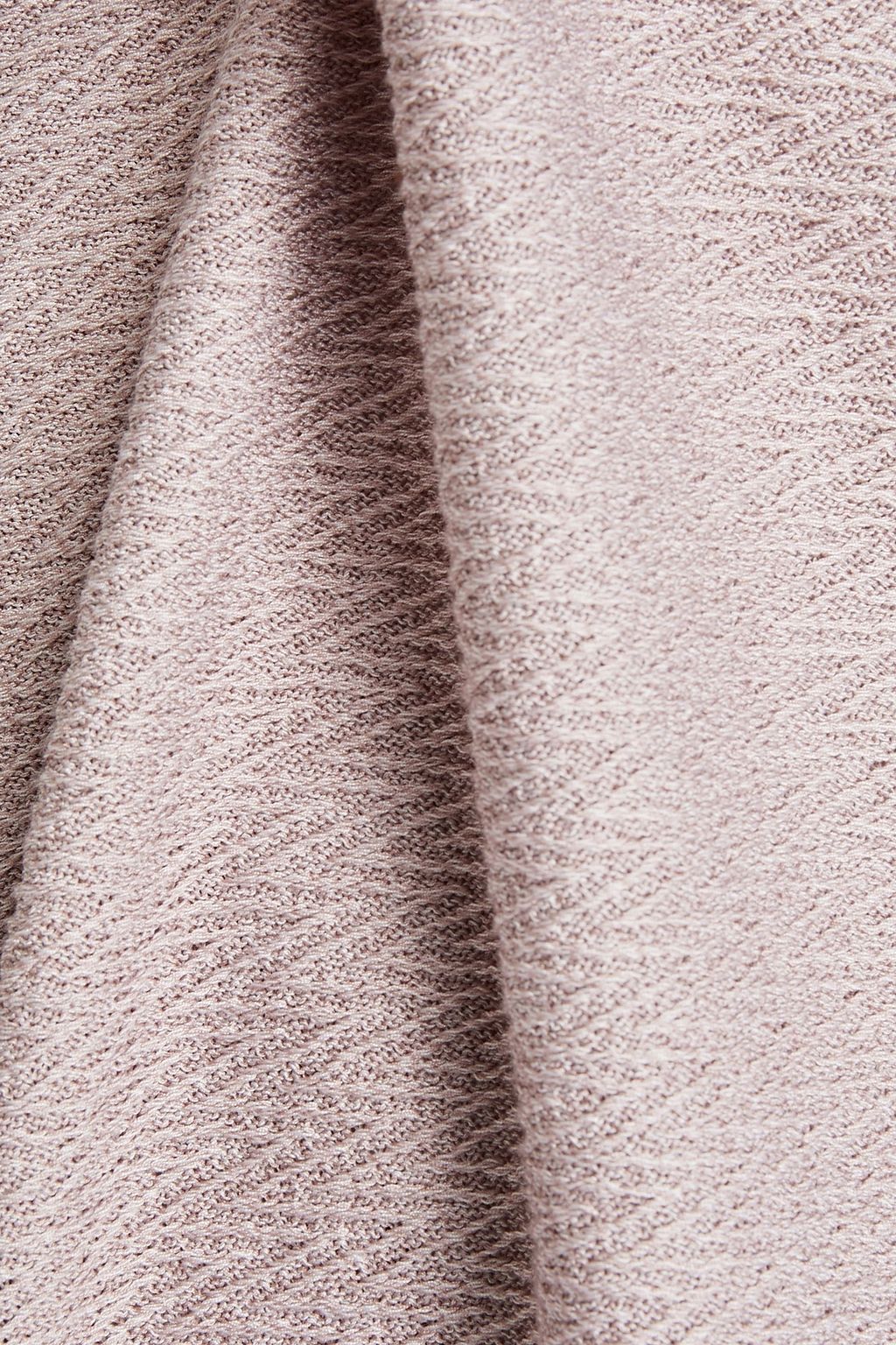 ZEGNA Mélange jacquard-knit silk sweater