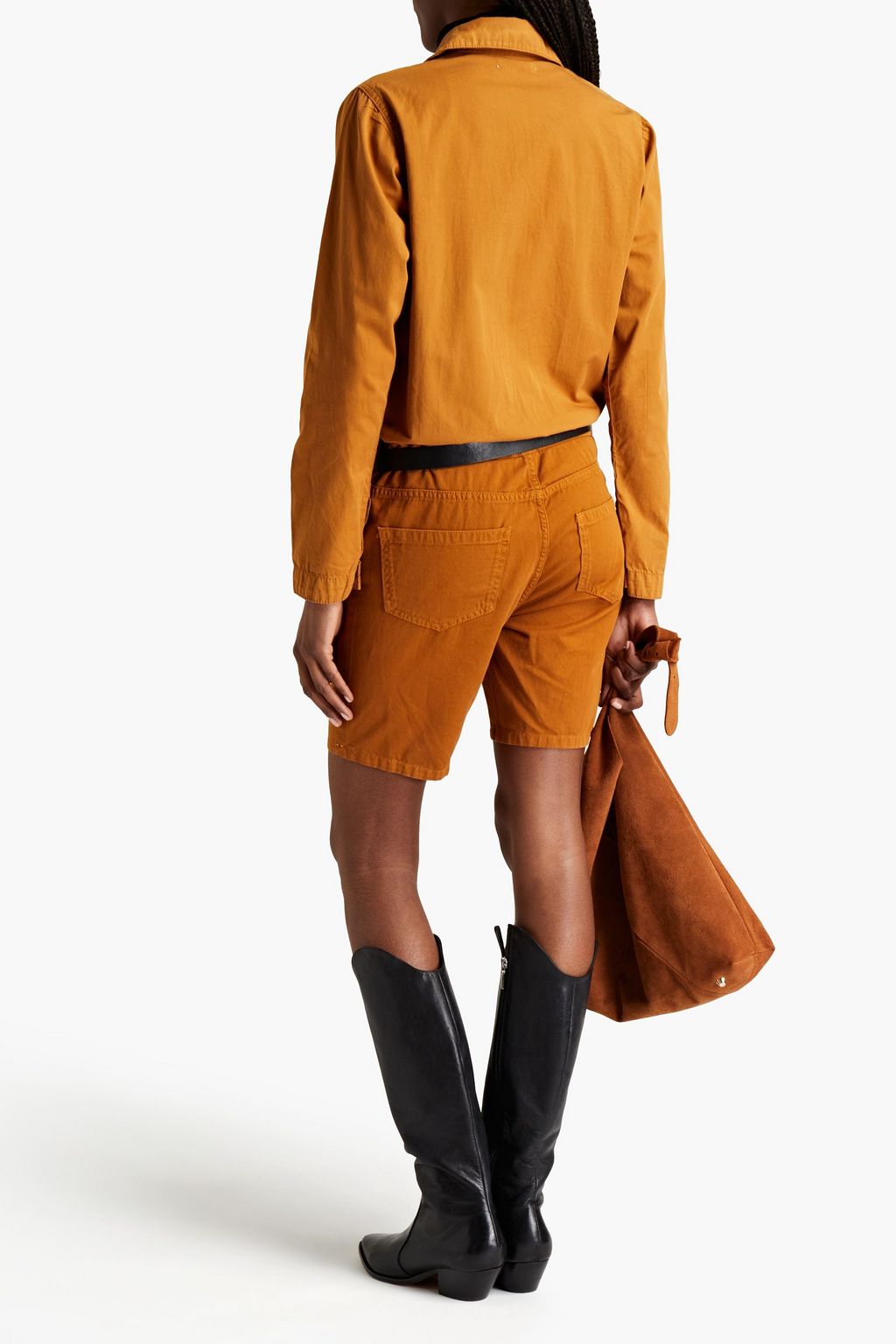 BA&SH Shadison Playsuit aus Baumwoll-Twill