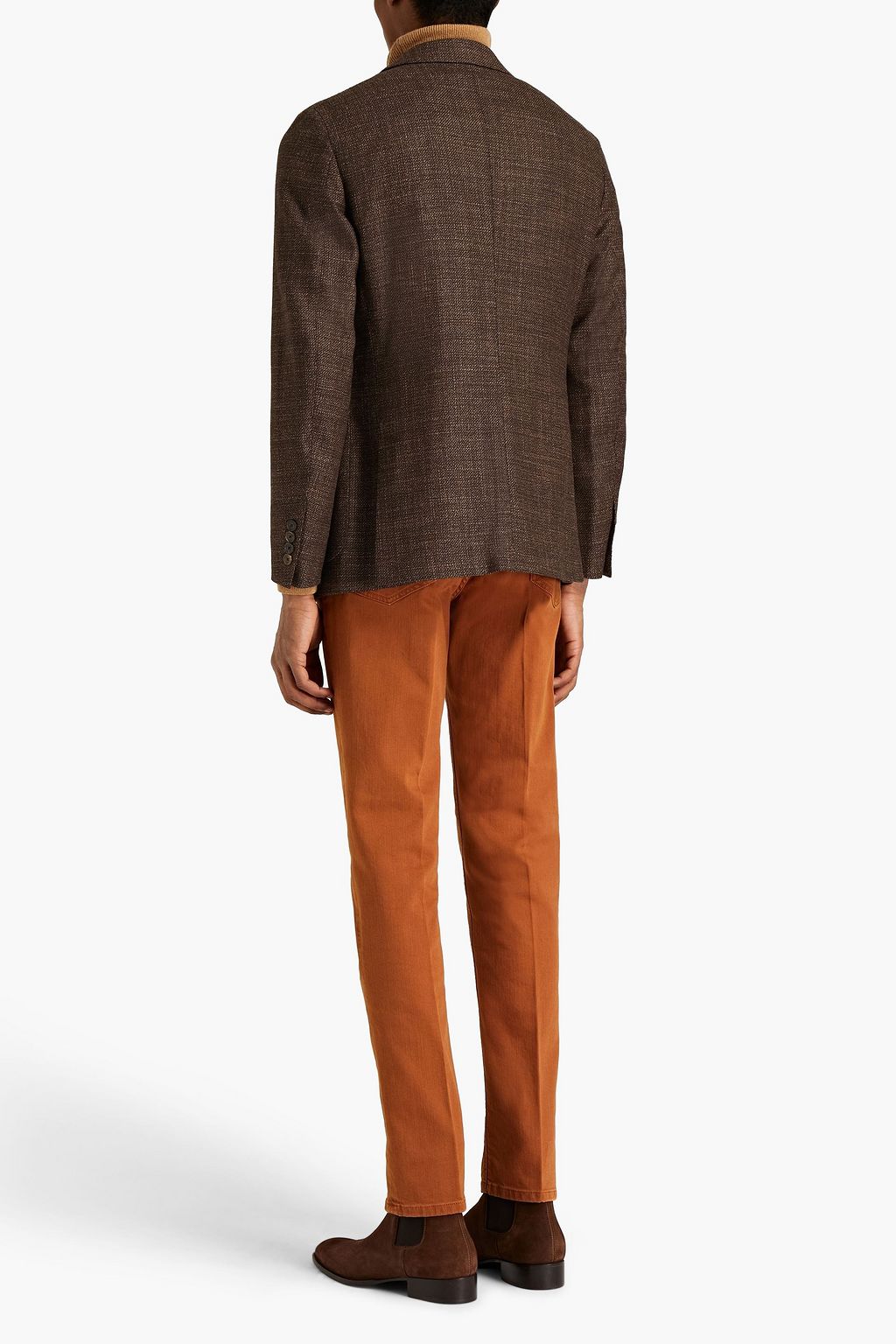 ZEGNA Wool-blend tweed blazer