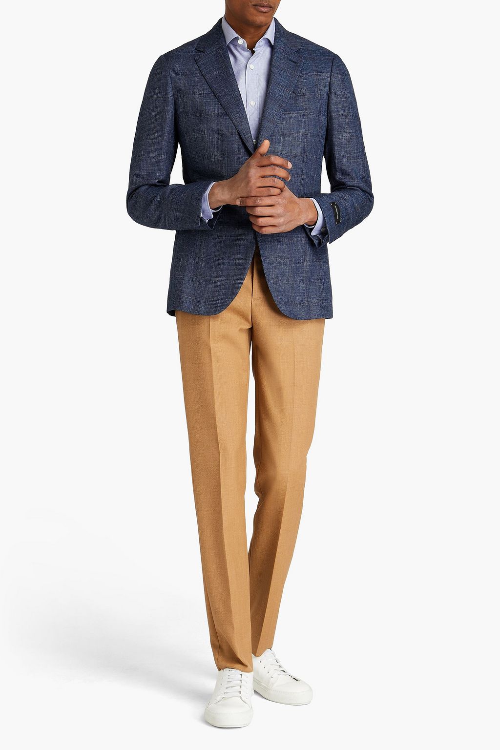 ZEGNA Wool, silk and linen blend blazer