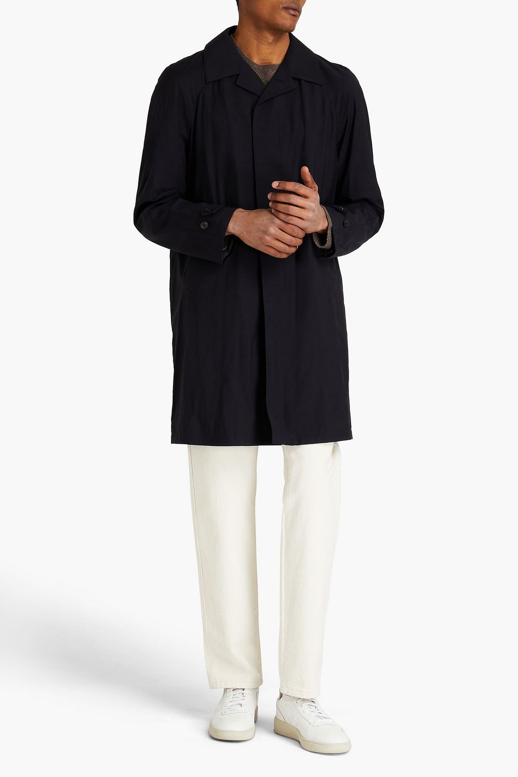 Z ZEGNA Merino wool raincoat THE