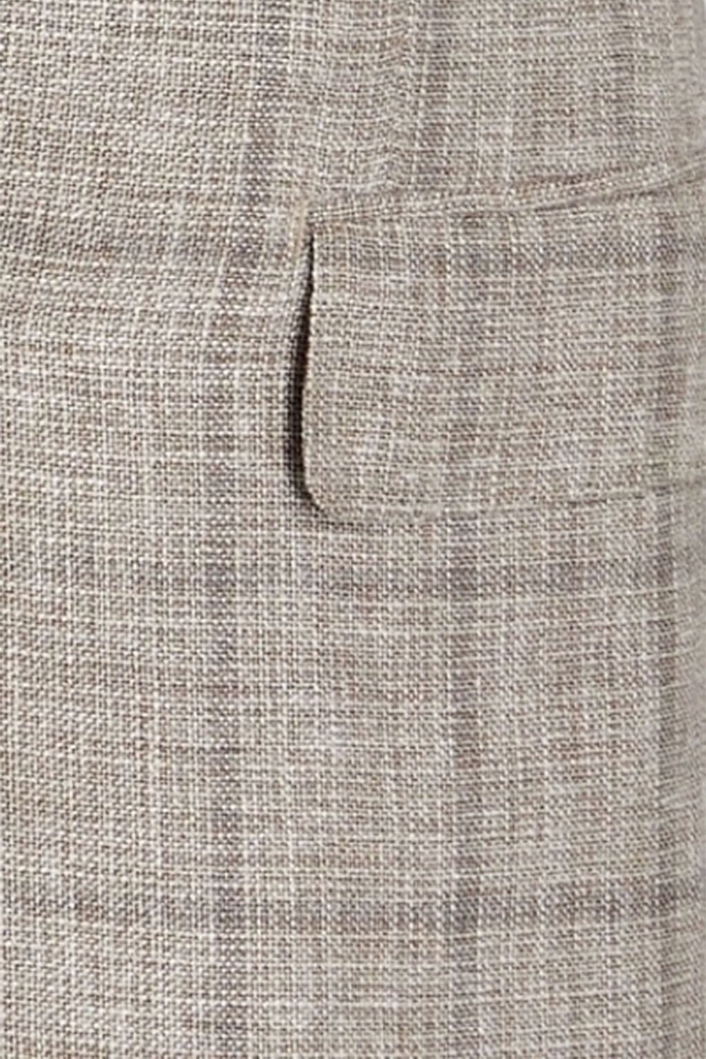 ZEGNA Checked linen, wool and silk-blend blazer
