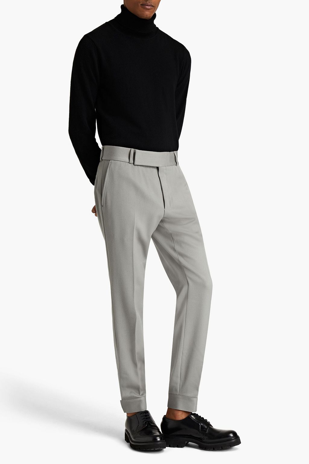 ZEGNA Tapered wool-gabardine suit pants