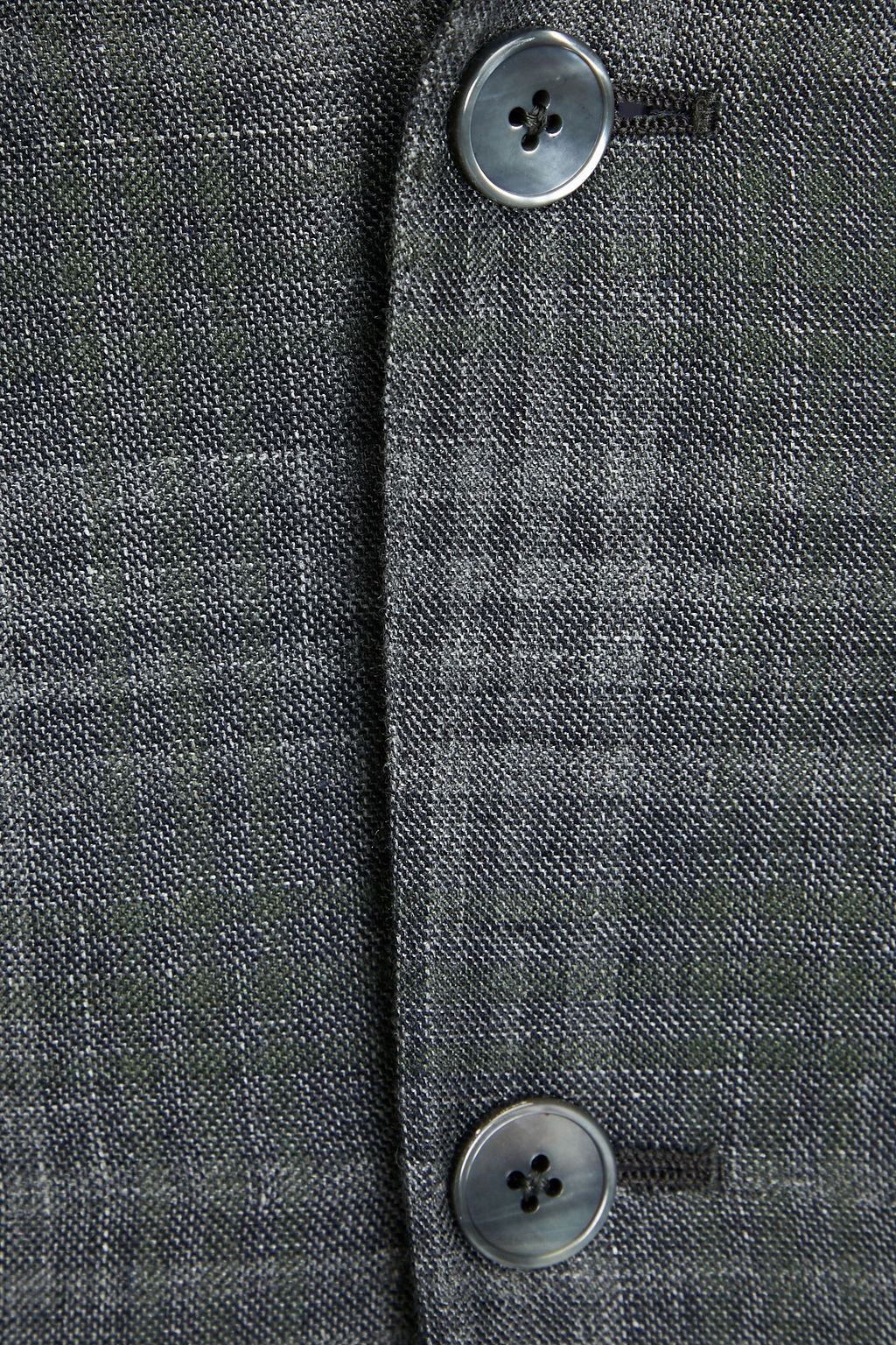 ZEGNA Slim-fit Prince of Wales checked cashmere, silk and hemp-blend blazer