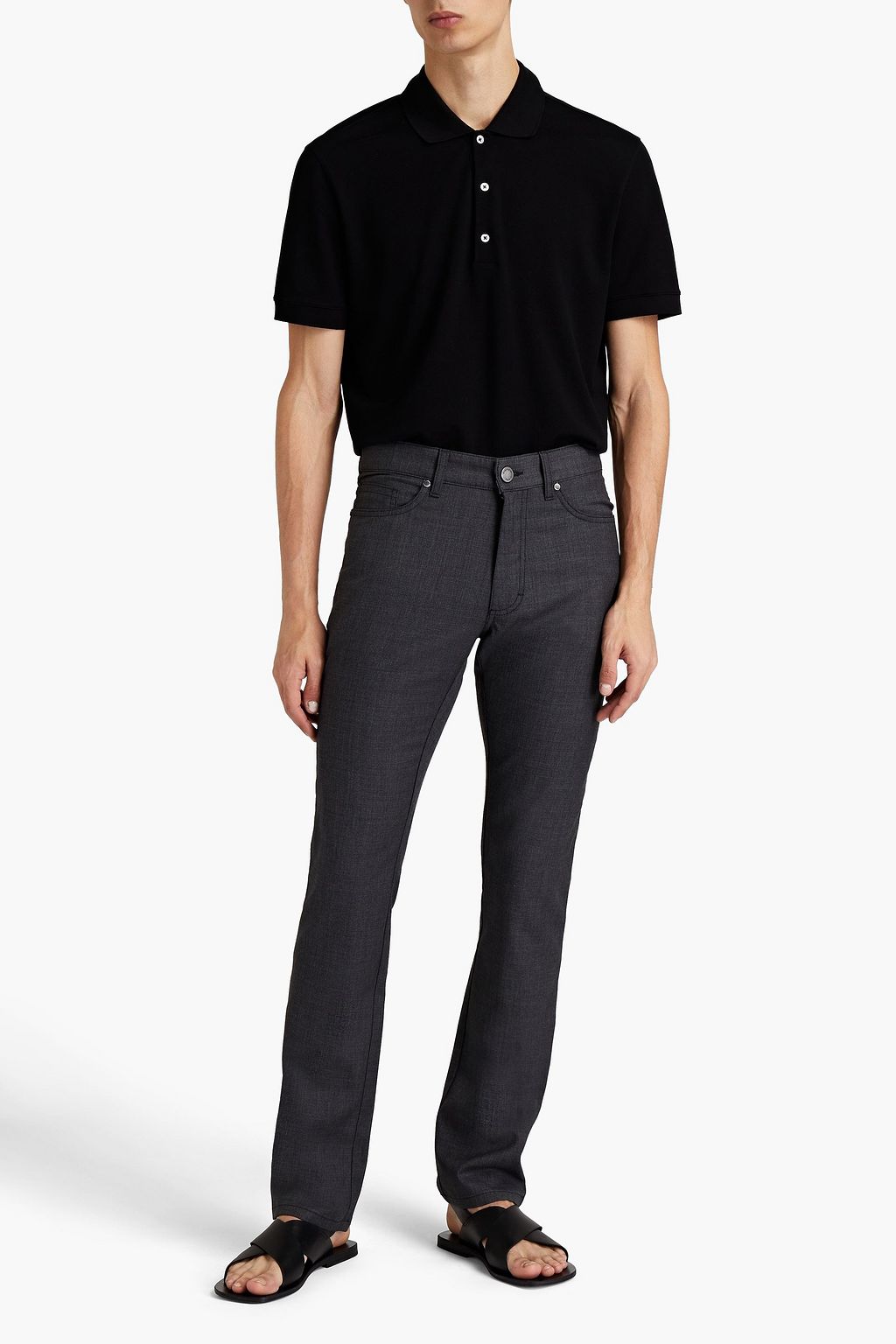 ZEGNA Slim-fit wool-blend pants