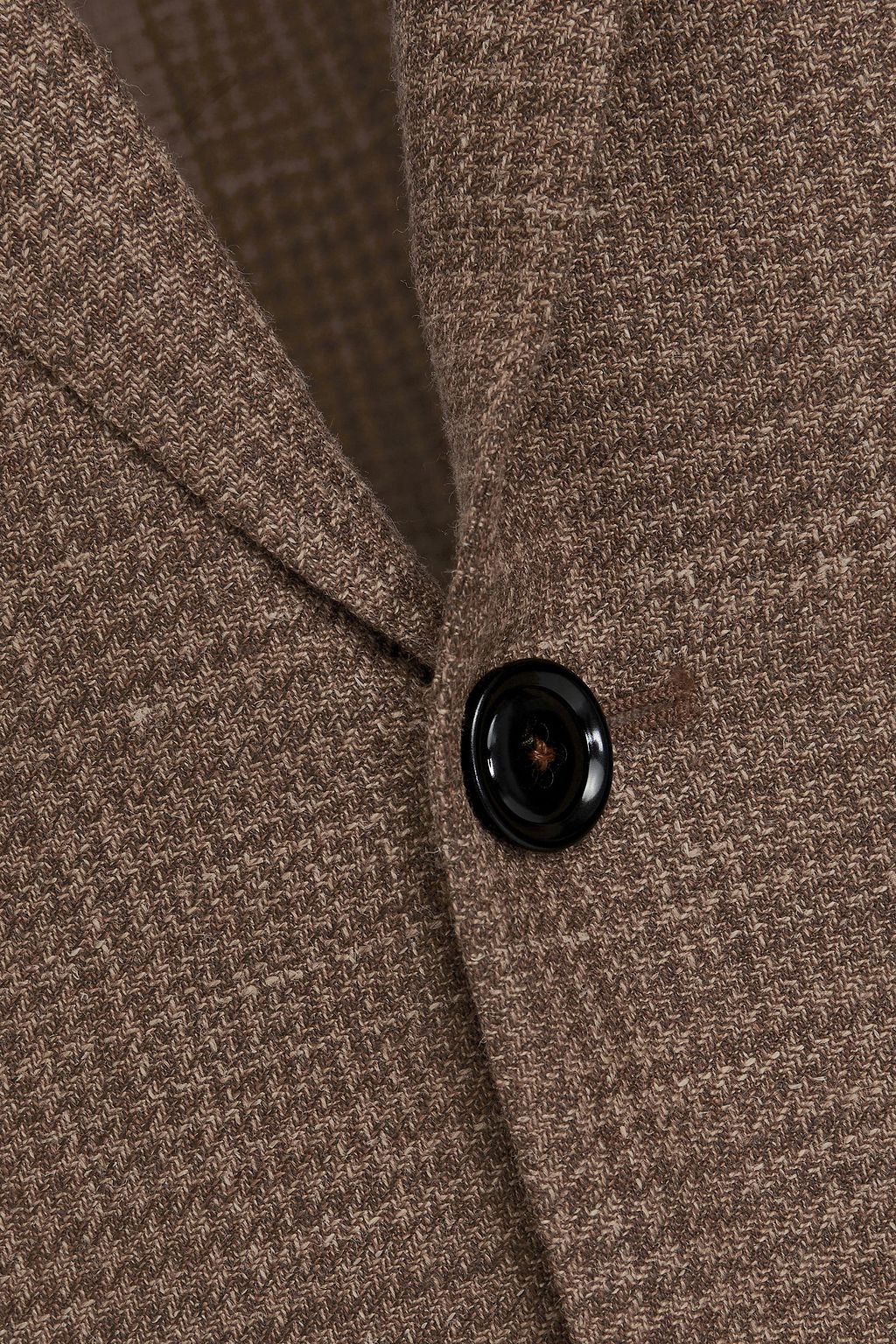 ZEGNA Houndstooth wool, silk and linen-blend blazer