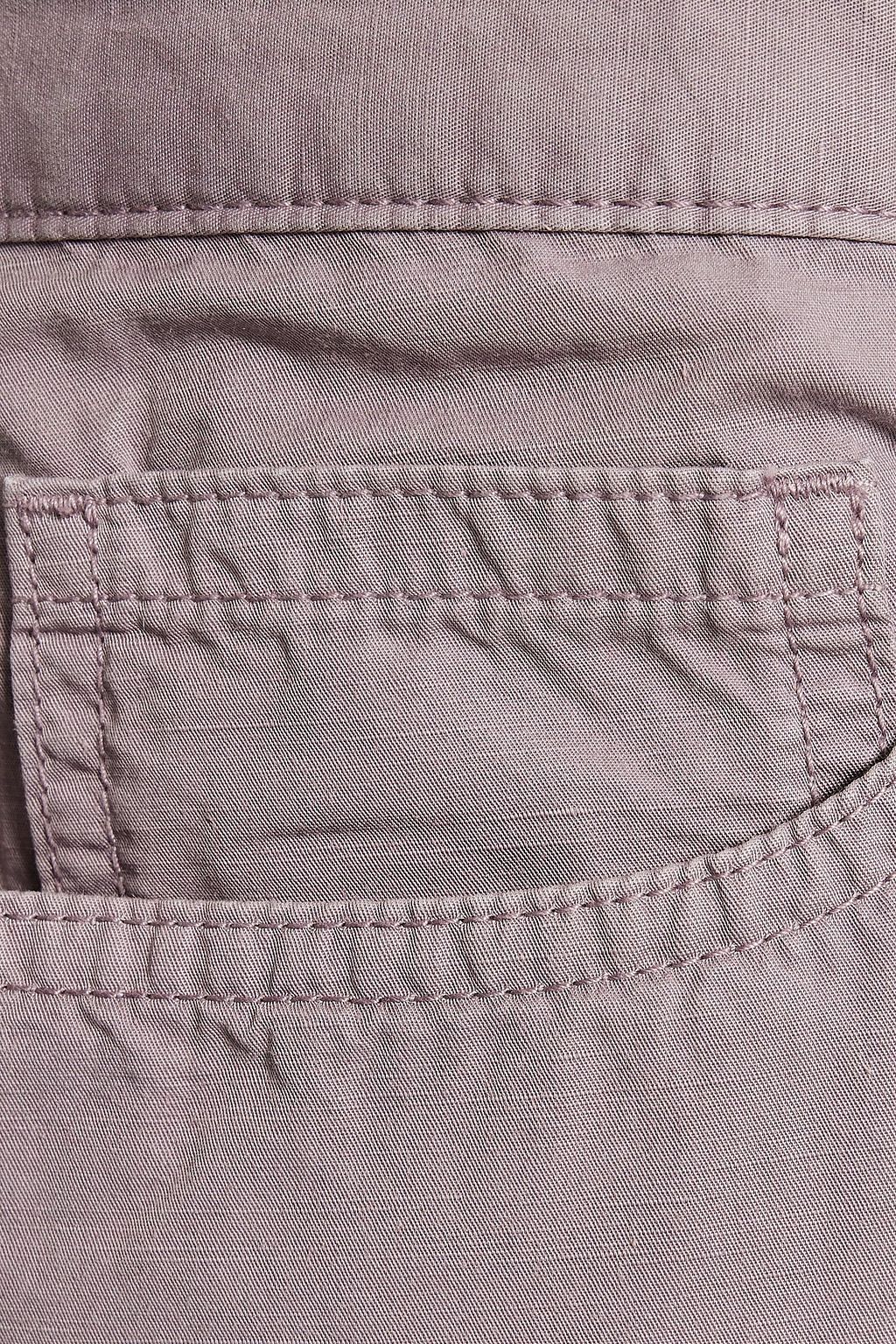 ZEGNA Cotton and linen-blend twill pants
