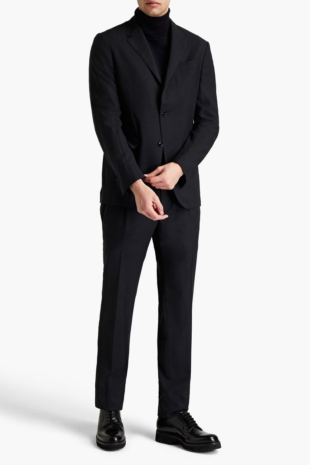 ZEGNA Grain de poudre wool suit