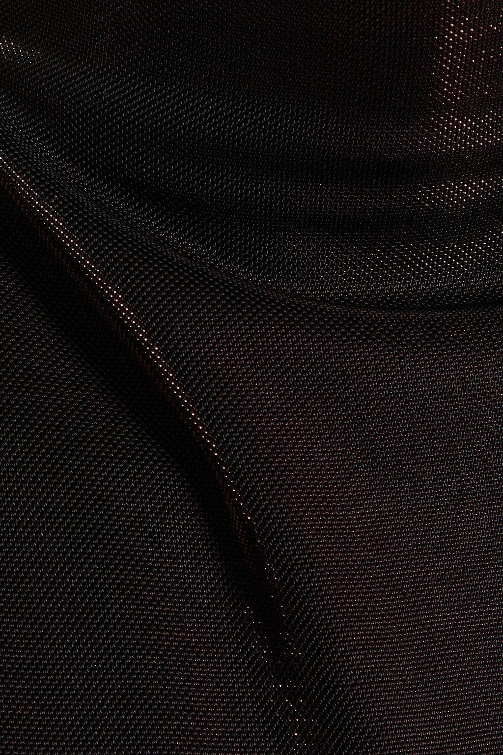 SAFIYAA Lucia Robe aus Jersey in Metallic-Optik mit Drapierung und Rückenausschnitt