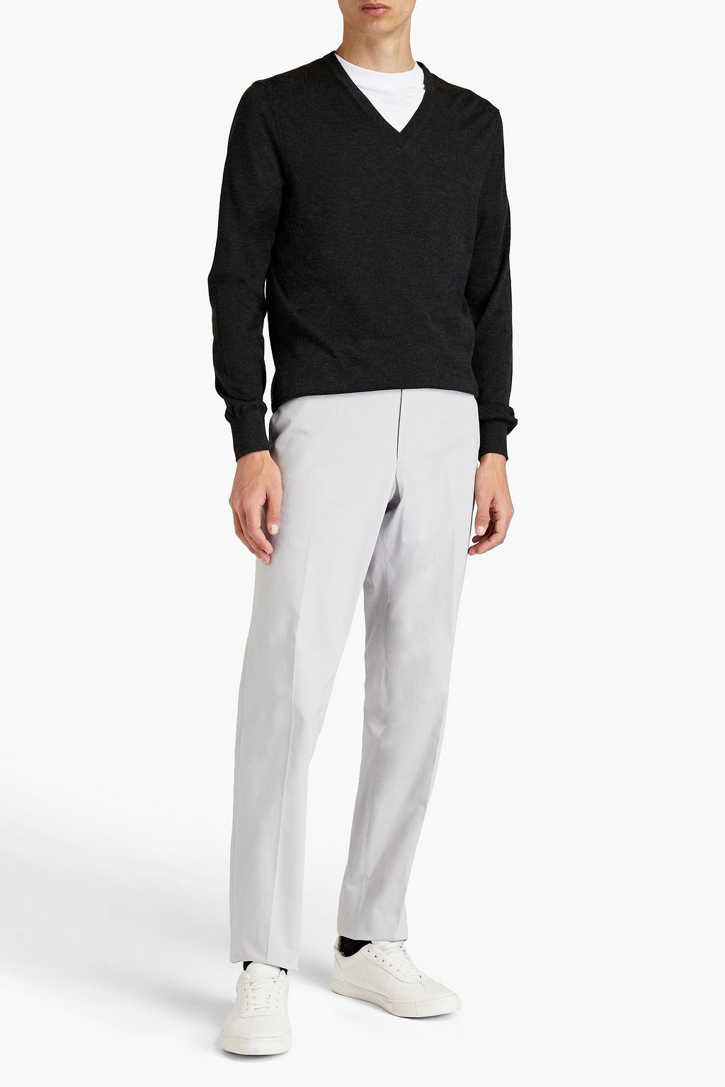 ZEGNA Cotton-sateen chinos