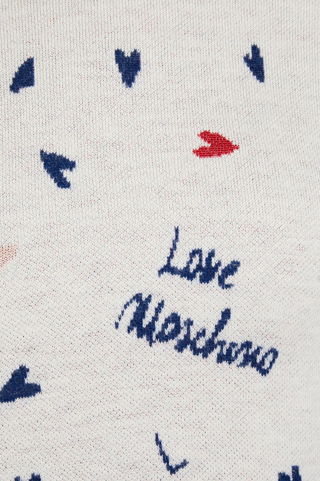 LOVE MOSCHINO Jacquard-knit sweater