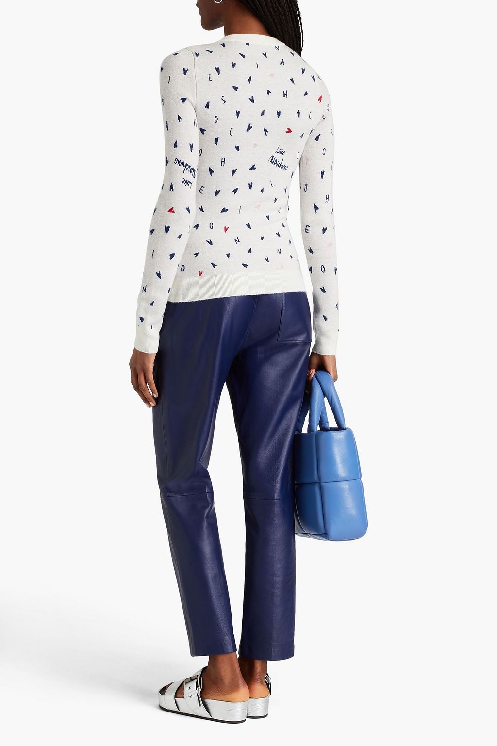 LOVE MOSCHINO Jacquard-knit sweater
