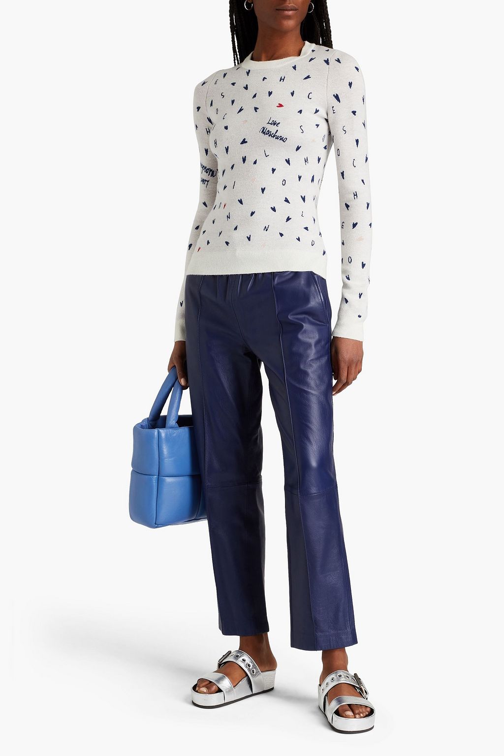 LOVE MOSCHINO Jacquard-knit sweater