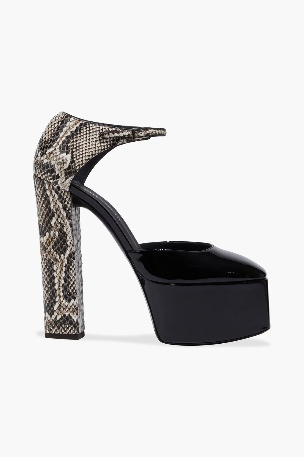 enke Uundgåelig magasin GIUSEPPE ZANOTTI Bebe snake-effect and patent-leather platform pumps | Sale  up to 70% off | THE OUTNET