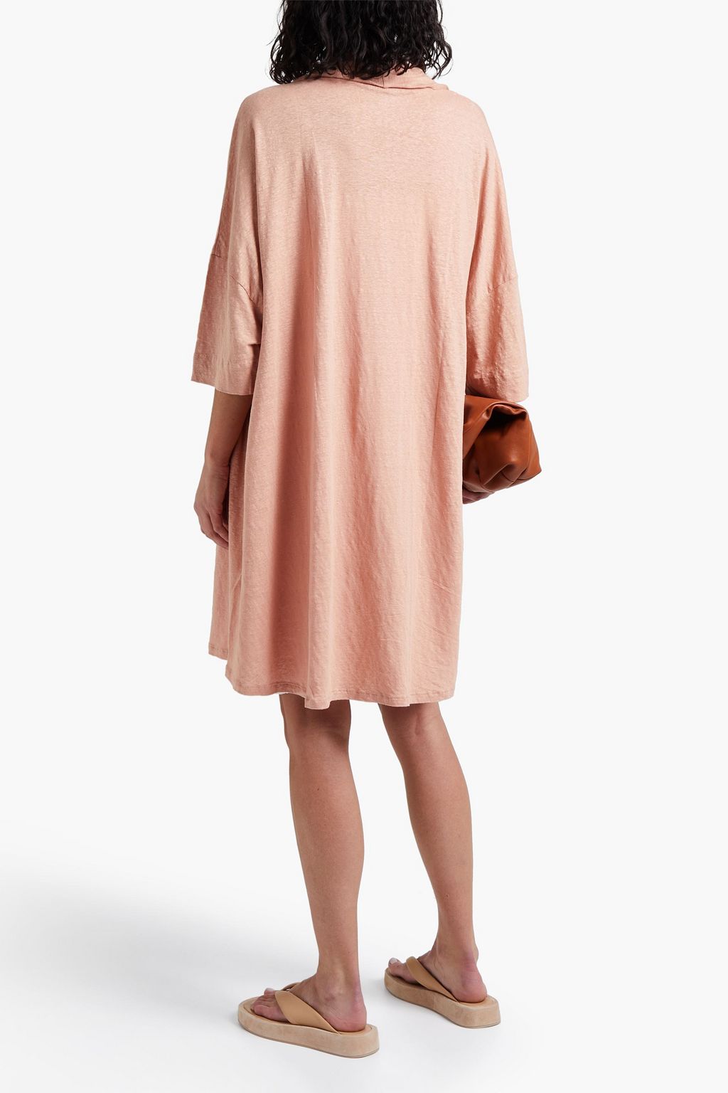 MAJESTIC FILATURES Cosy slub linen-blend jersey cardigan