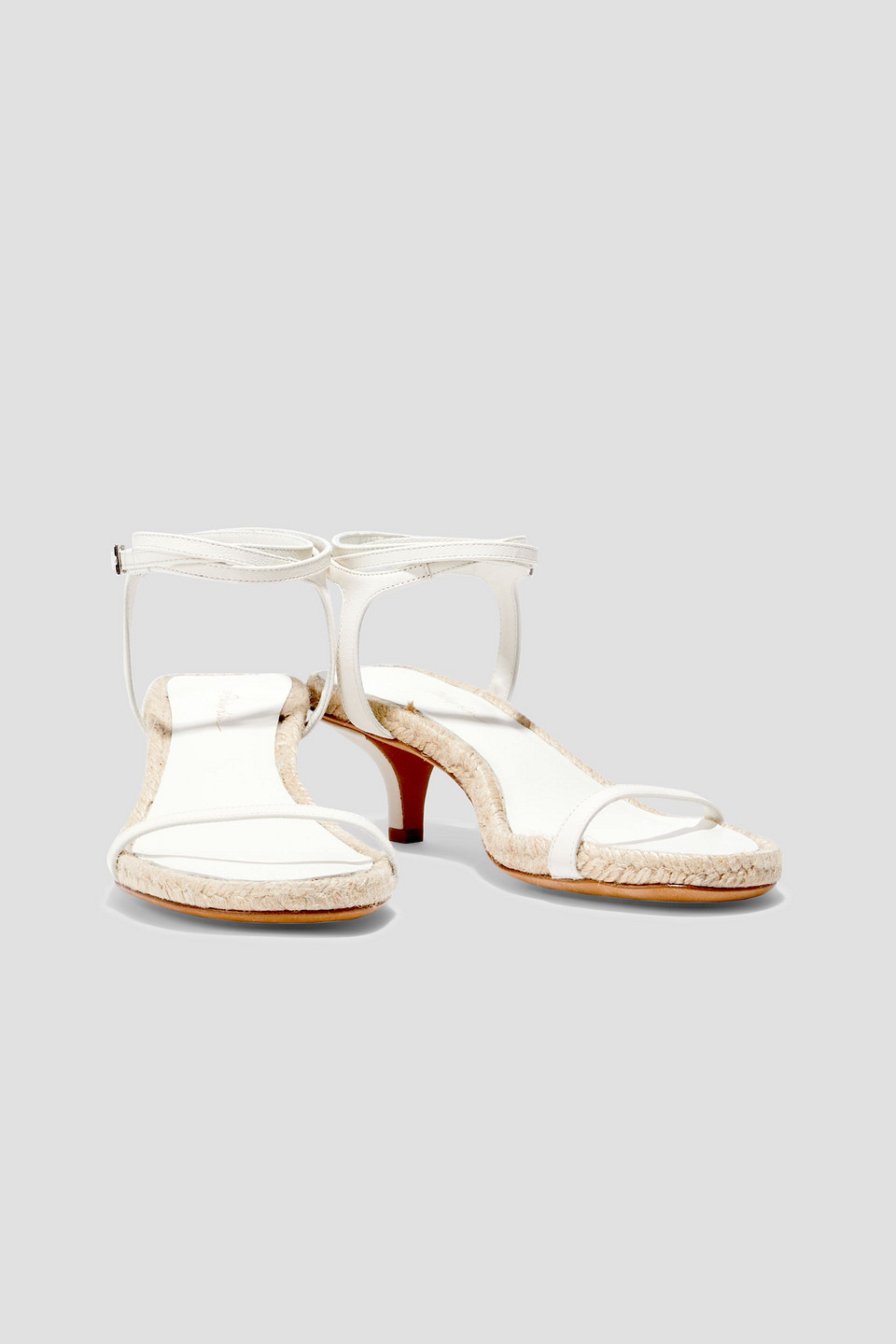 3.1 Phillip Lim / フィリップ リム Yasmine 50 Leather Espadrille Sandals In White