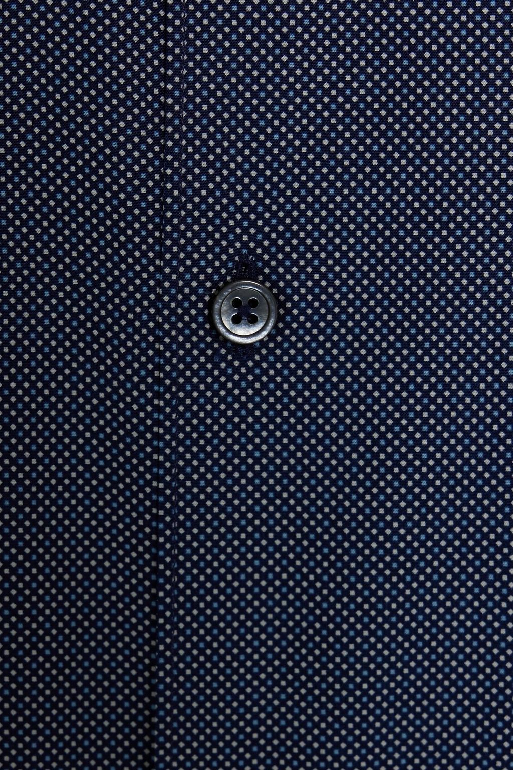 ZEGNA Printed cotton-poplin shirt