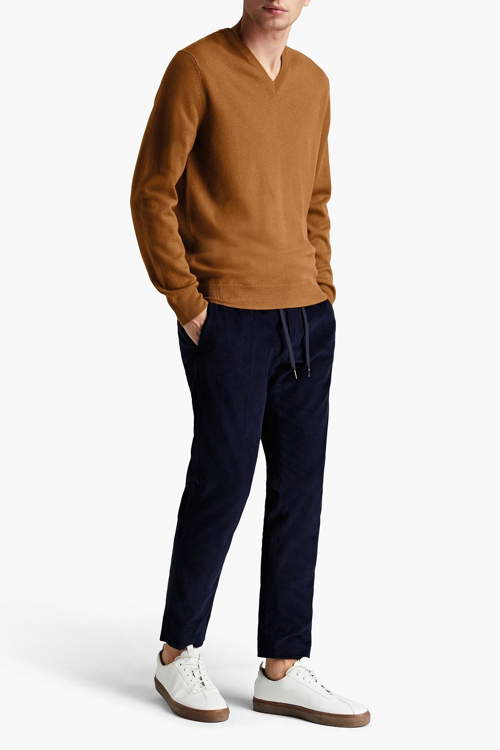 N.PEAL The Burlington mélange cashmere sweater