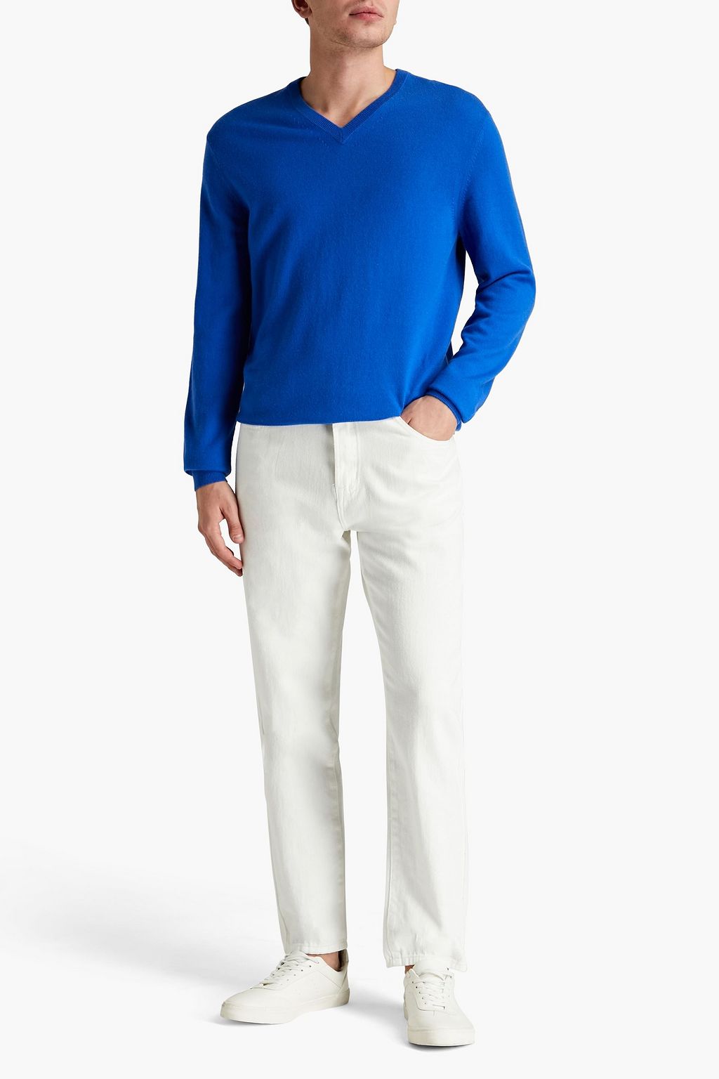 N.PEAL The Burlington mélange cashmere sweater