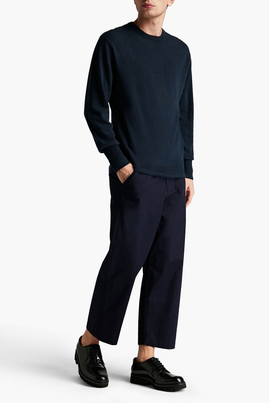 N.PEAL The Oxford cashmere sweater
