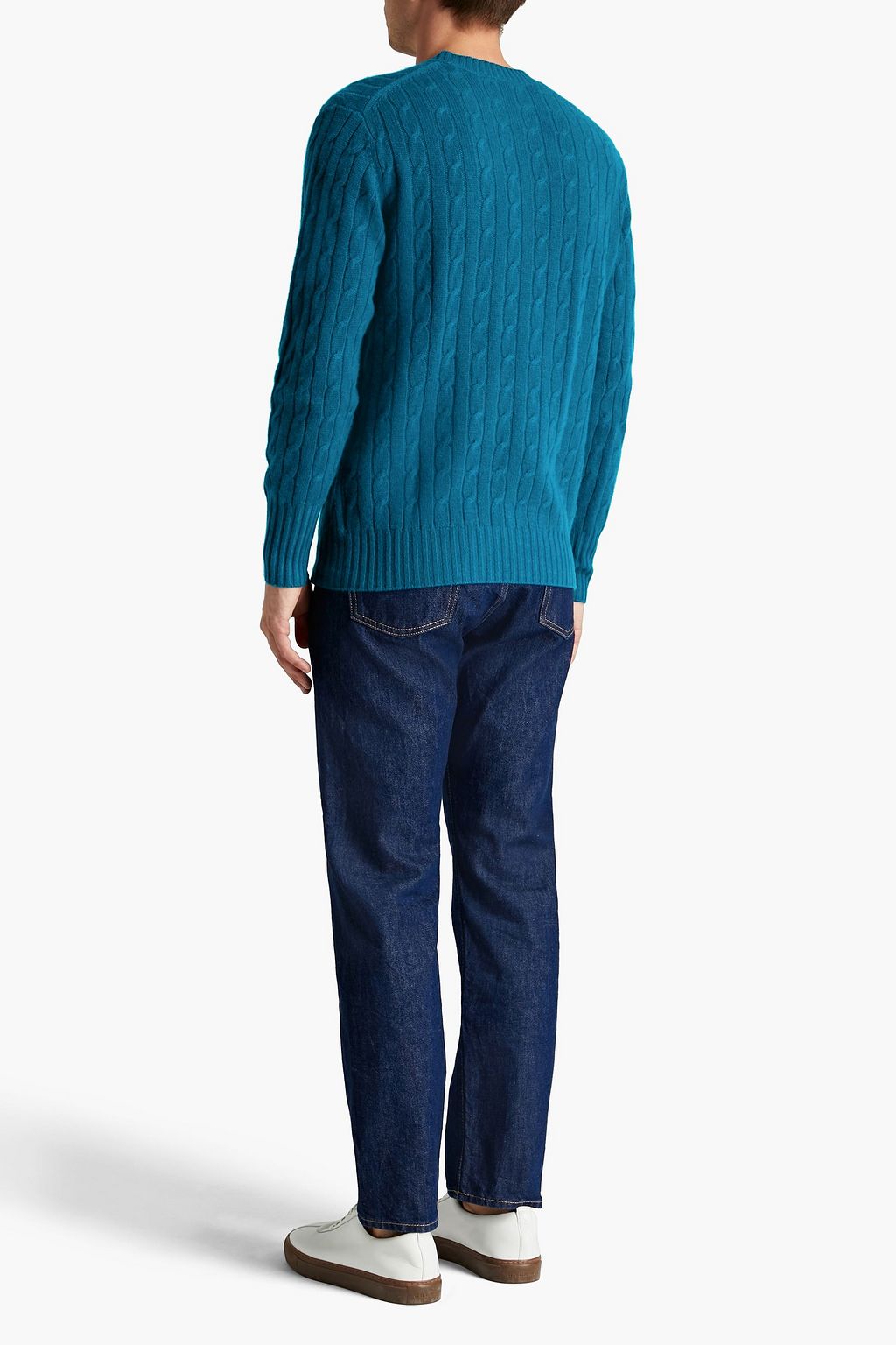 N.PEAL The Thames cable-knit cashmere sweater