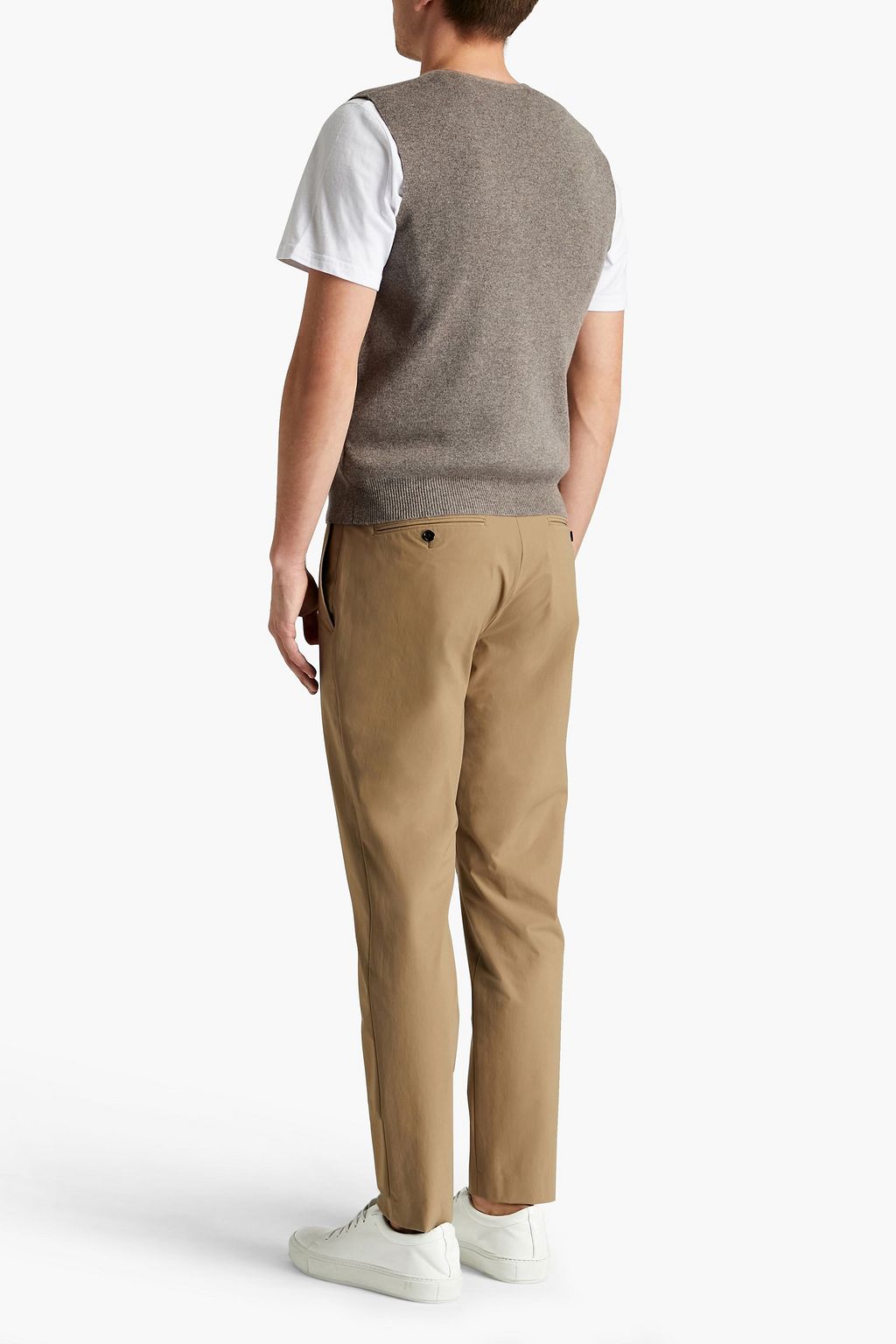 N.PEAL The Chelsea mélange cashmere vest