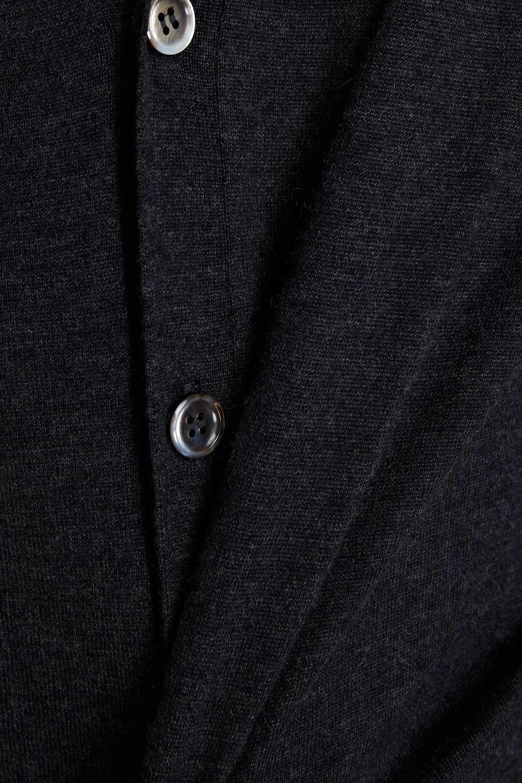 N.PEAL Mélange cashmere and silk-blend cardigan