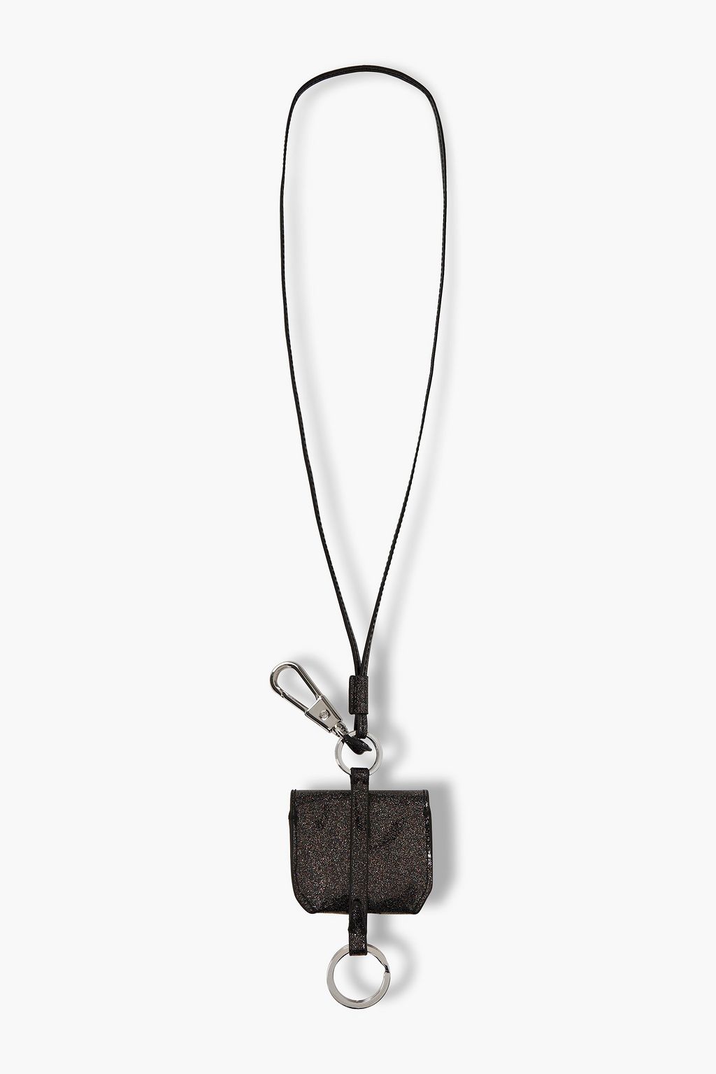 3.1 PHILLIP LIM Glittered glossed-leather AirPods case