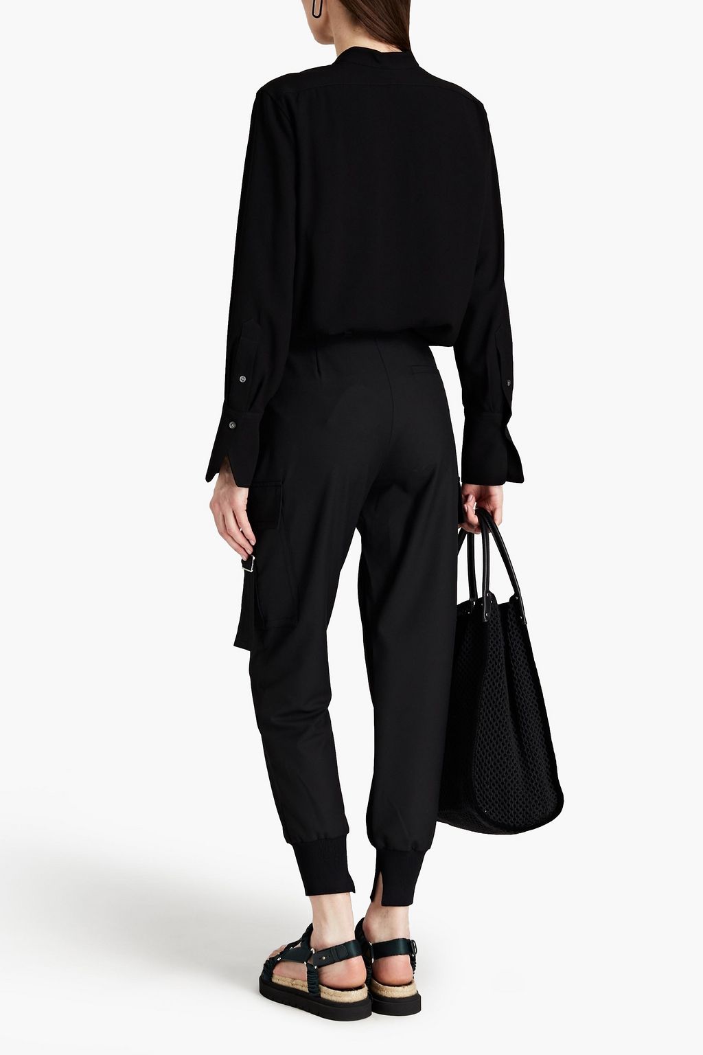 3.1 PHILLIP LIM Pintucked crepe shirt