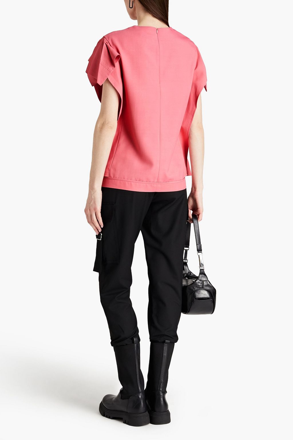 3.1 PHILLIP LIM Ruffed twill top