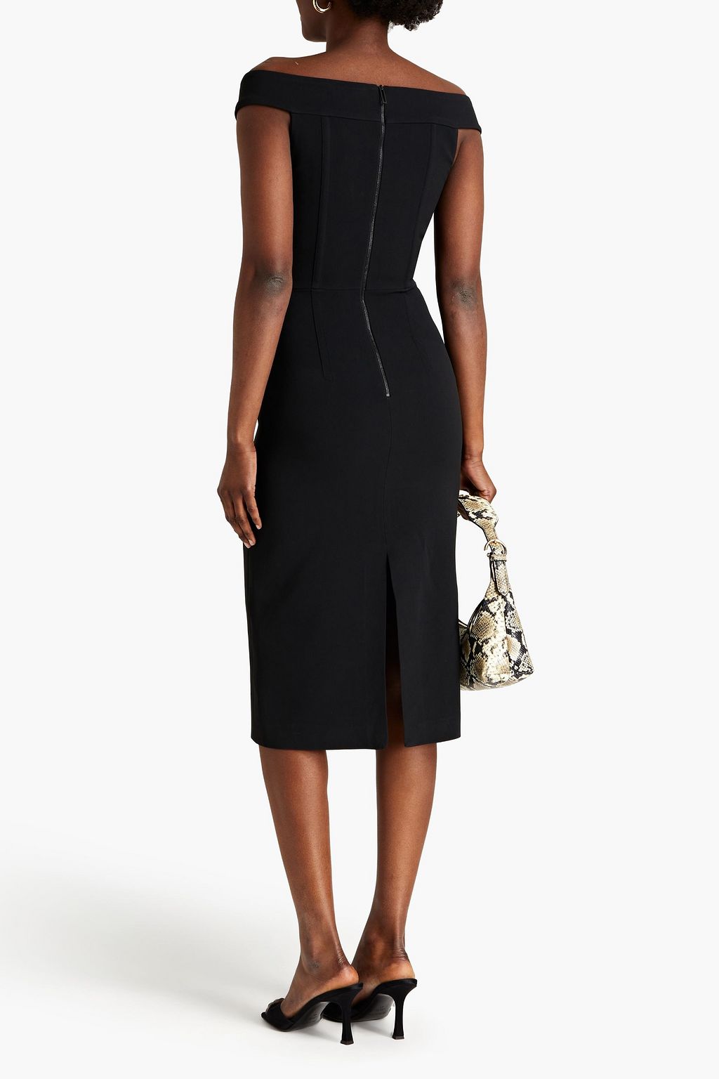 DION LEE Stretch-cady midi dress