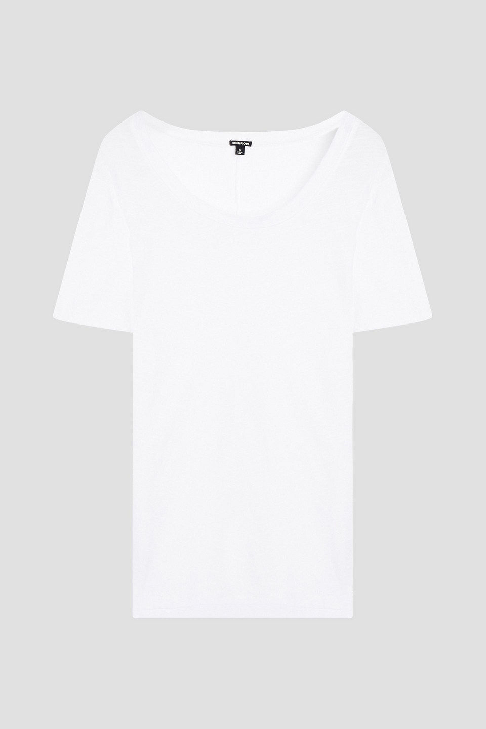 monrow - jersey t-shirt - white - l