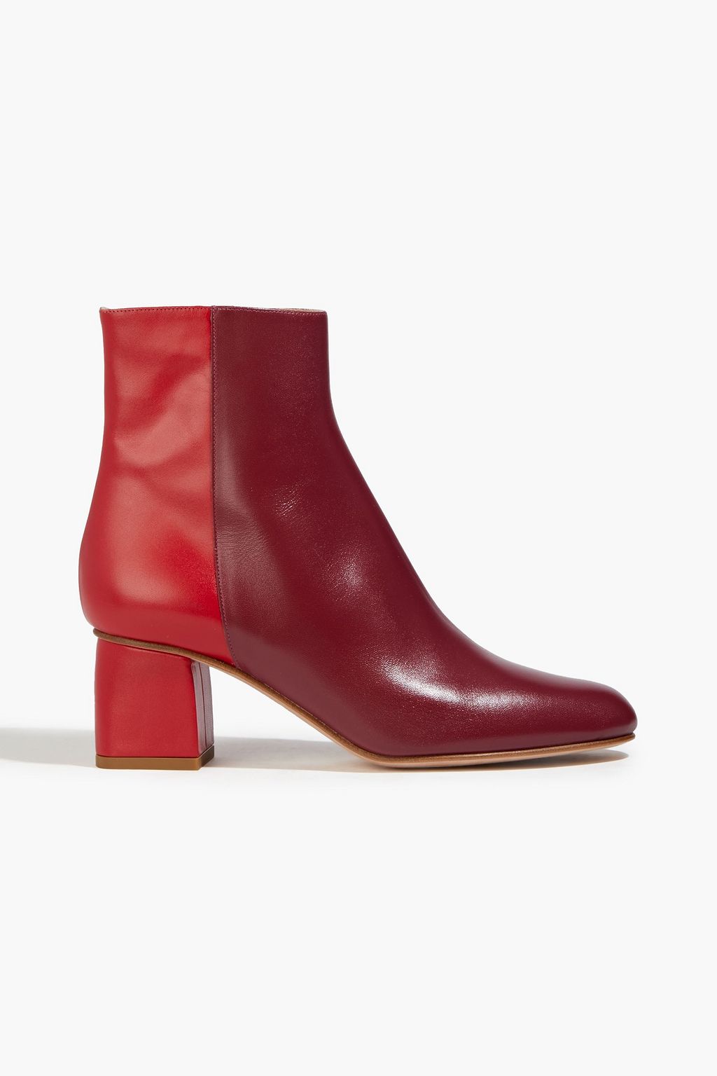 red ankle boots sale