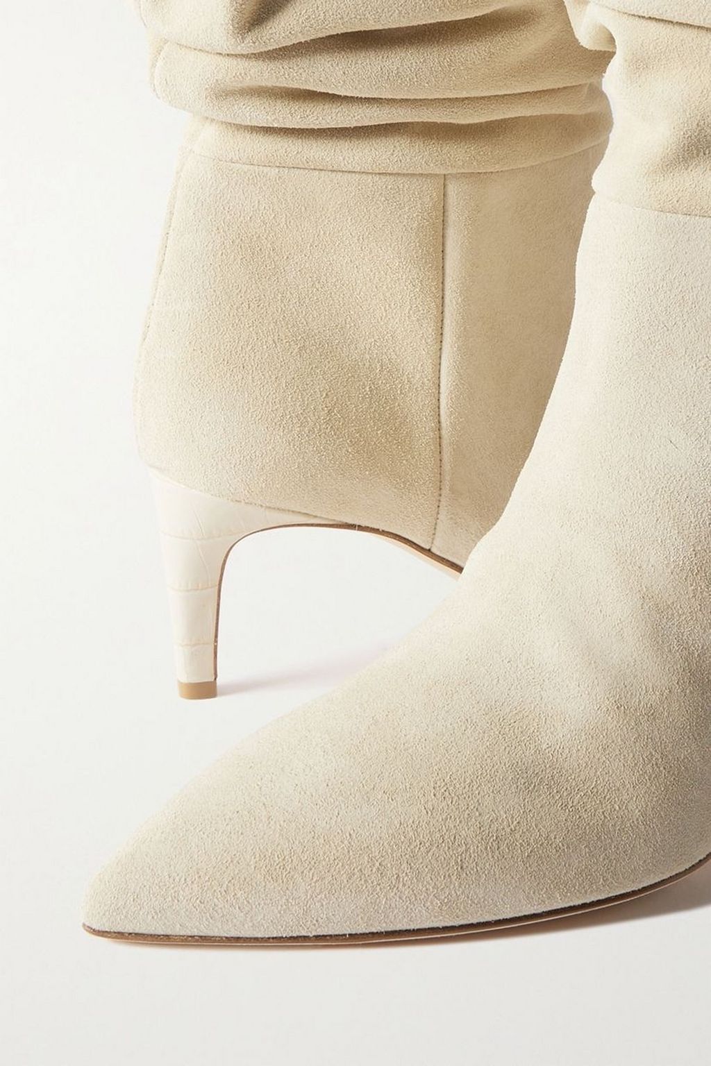 PARIS TEXAS Slouchy suede boots