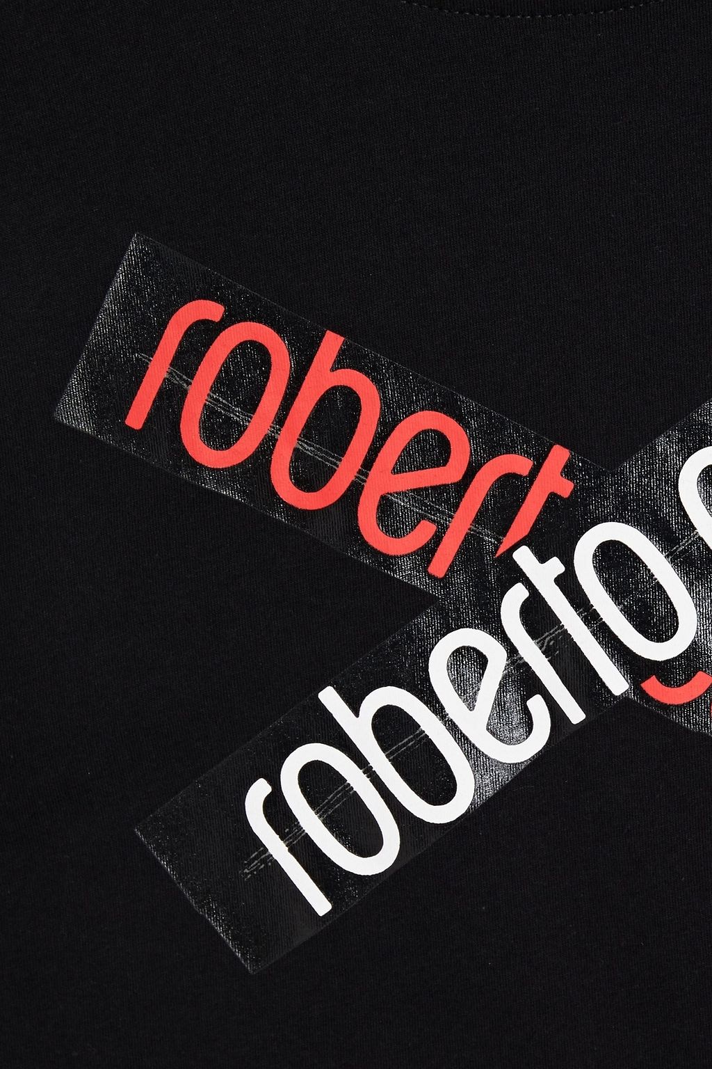 ROBERTO CAVALLI Logo-print cotton-jersey T-shirt