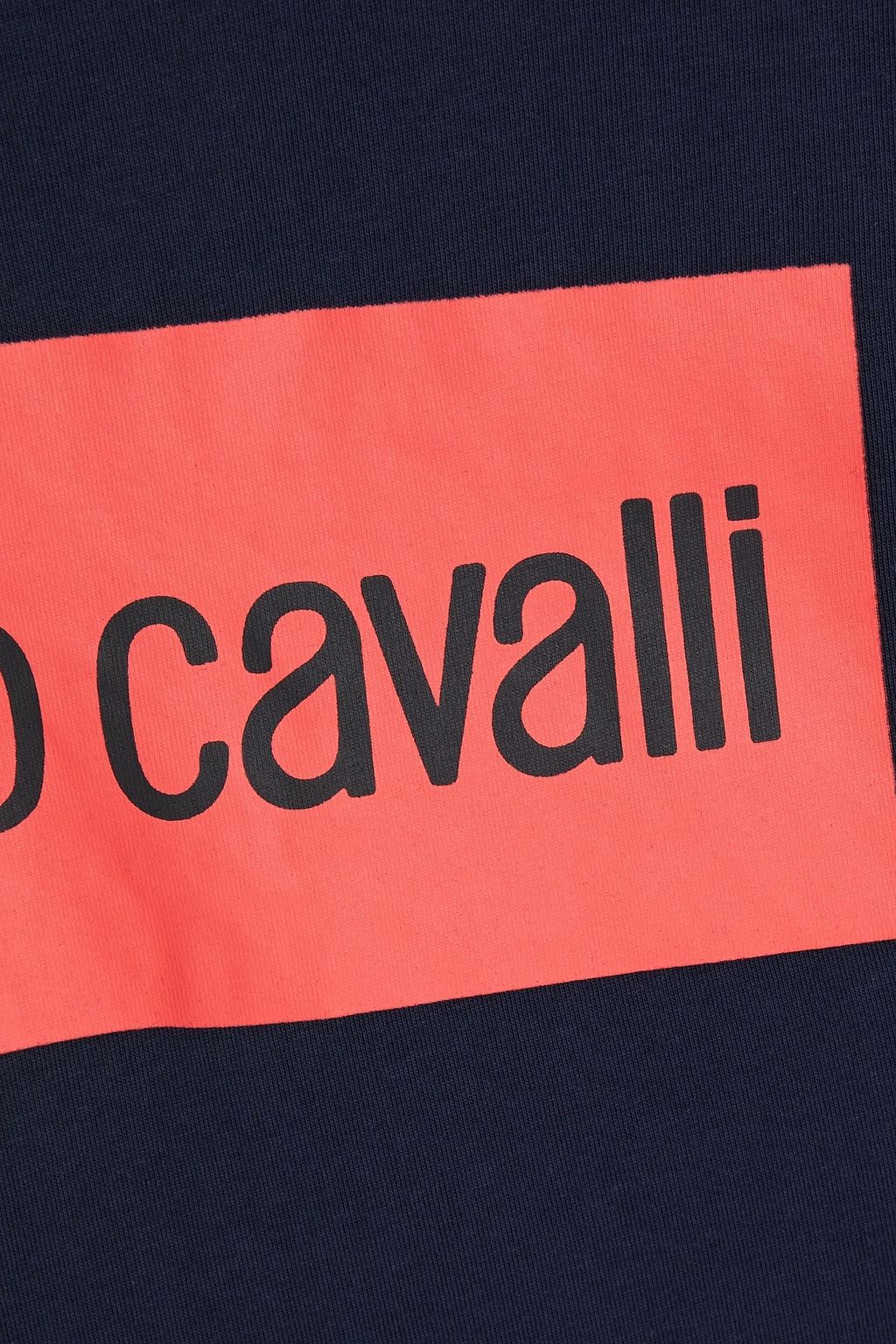 ROBERTO CAVALLI Logo-print cotton-jersey T-shirt